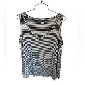 Cropped style loose fitting women’s tank top, Sz L